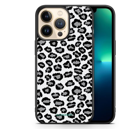 Bjornberry Skal iPhone 13 Pro - Grå Leopard