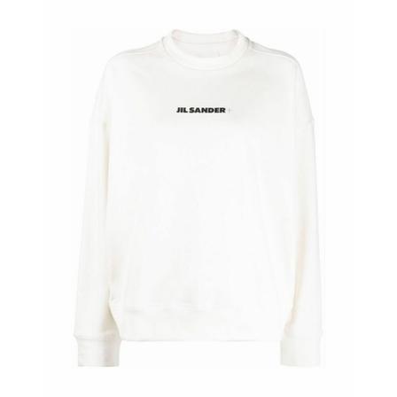Jil Sander Logo-Print Sweater Hvid, Herre
