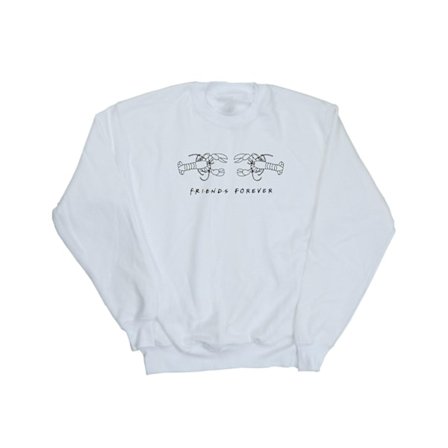 Friends Herr Lobster Logo Sweatshirt S Vit