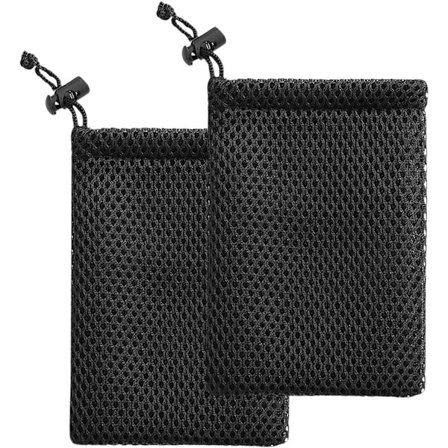 To netlommer, perfekte til opbevaring af småting, MP3-opladere, høretelefoner, nøgler osv.