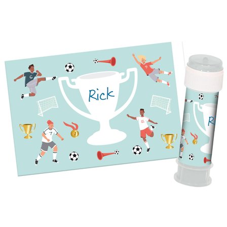Stickers till Såpbubblor Fotbollskalas 6-pack