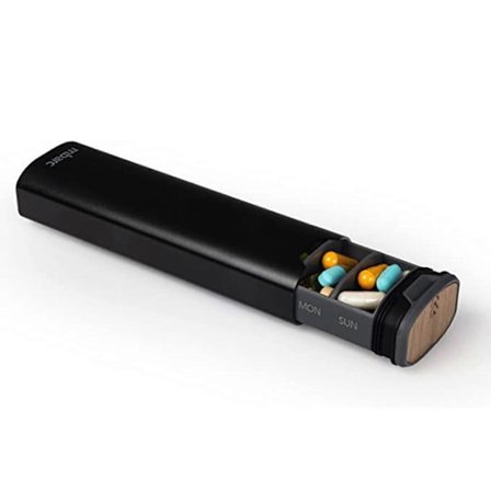 Pilleboks 7 dager, Premium daglig pilleeske ukentlig reise pilleetui, bærbar pillebeholder medisinholder for vitaminer kosttilskudd