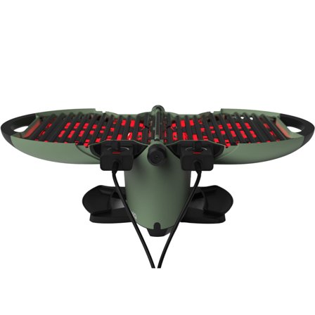 NomadiQ Bærbar elektrisk grill E-BBQ, grønn