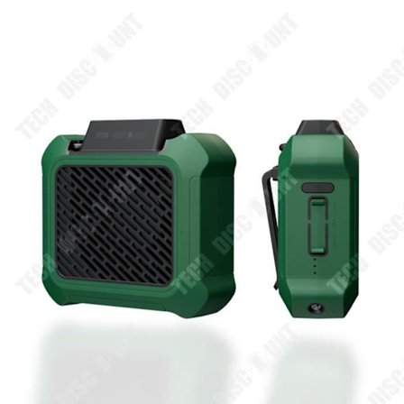 Bärbar Fläkt - TD - Camping - USB - 3 Hastigheter - Grön Färg