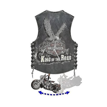 Motorcykel Träväggklocka, Harley Pendel Svingklocka, Café Heminredning