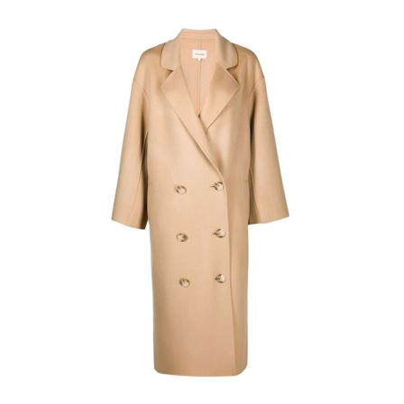 Loulou Studio Jas , Beige , Dames , Maat: M TrenchJass & Mantels