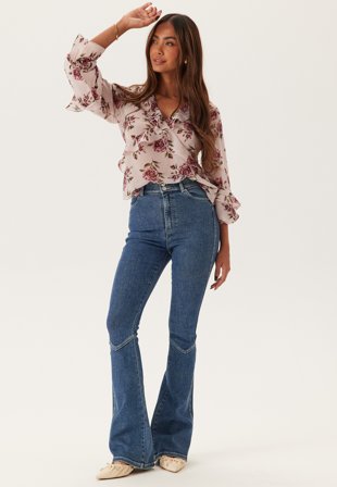 Dr. Denim Moxy Flare V Cut Cape Mid Plain Vaatteet