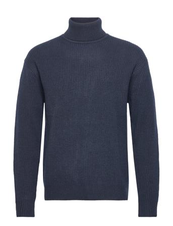 Logan Turtle Neck 14004 Knitwear Turtlenecks Navy Samsøe Samsøe