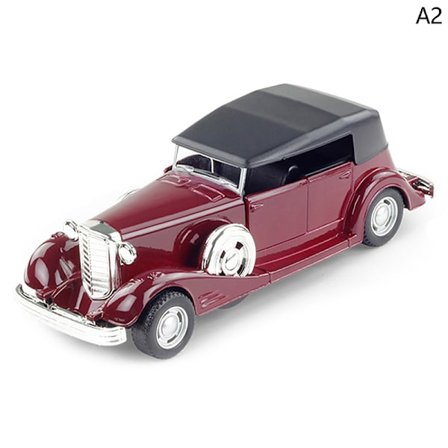 1kpl Classic Car Model Vintage Pull Back Alloy Diecast Autolelut