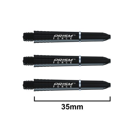 Winmau Prism Force Shafts | Winmau.com Short / Black
