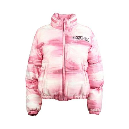 Moschino, Winter Jackets Różowy, Kobieta, Rozmiar: S