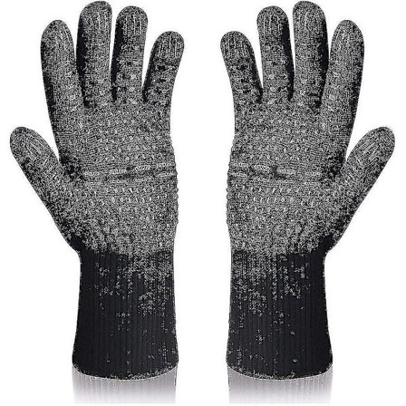 Grillhanskat Uunhanskat Lämpöä Kestävä 800 °C asti Kokkaus Hanskat