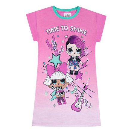 LOL Surprise Dolls Girls Time To Shine Nattklänning 4-5 År Rosa