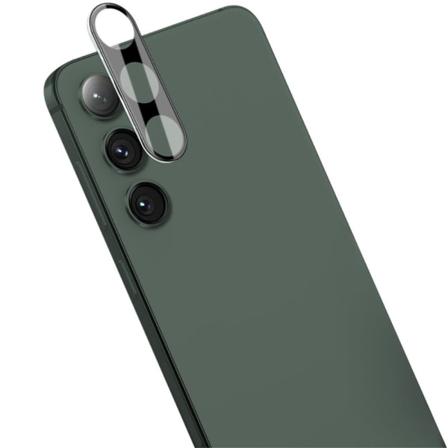IMAK För Samsung Galaxy S24 kamera linsskydd härdat glas linsfil Svart