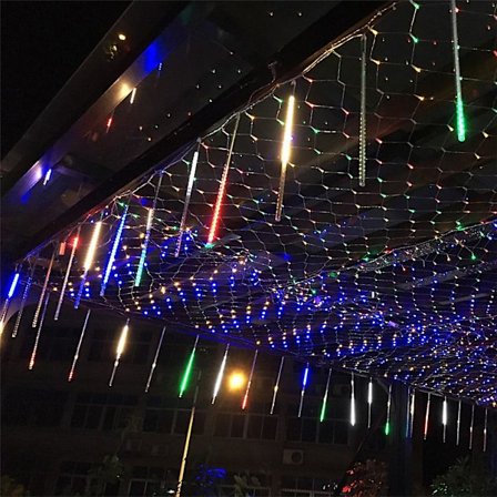 Udendørs Solcelledrevne LED Meteor Shower Regnlys Vandtætte Have