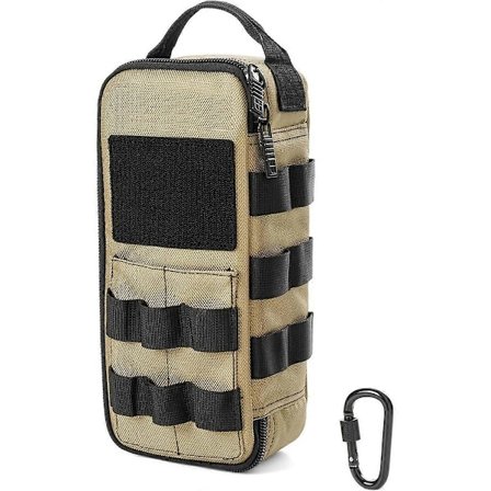 Kraftig Lille Værktøjstaske Pose Bærbar Værktøjsorganisator Perfekt til EDC, Motorcykel, Racercykel, Elektrikere