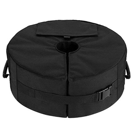 Parasolfod Vægtpose, Rund Terrasseparasolfod Aftagelig Vindtæt Fast Sandpose, Til Strandhave Parasolfod