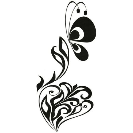 Väggdekor - Fjäril Design