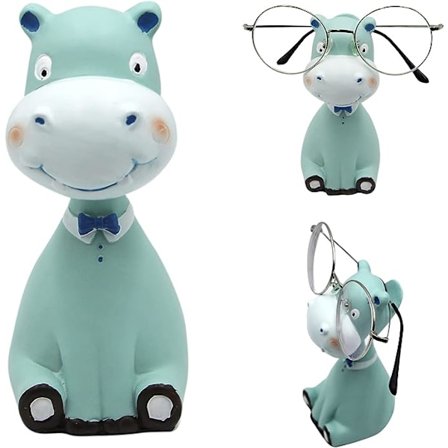 Söt glasögonhållare Bönande djurharts Solglasögon Spectacles Stativhållare Glasögonhållare Skrivbord Heminredning