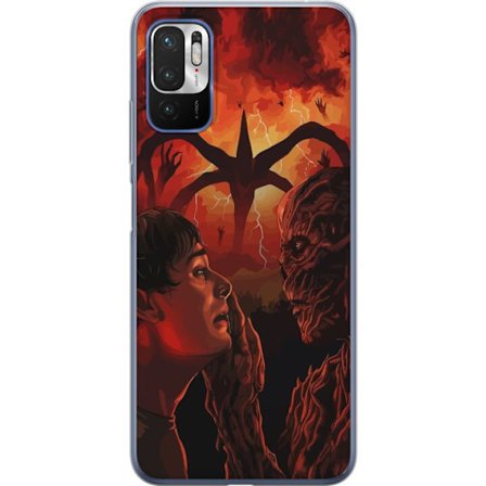 Kompatibel Mobilcover til Xiaomi Redmi Note 10 5G Eventyrlig moské i pastelfarver med hængende lanterner, stjerner og halvmåne blandt skyer