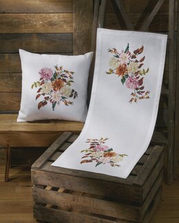 Broderikit Dahlia - Kudde - Permin