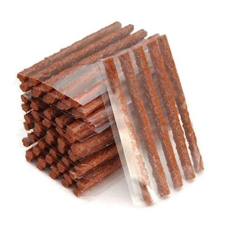 100 stk. Slangeløs bil dæk punktering reparationsværktøj gummi prop tætningslap