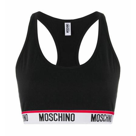 Moschino - Toppar - Svart - Dam - Storlek: M, Dam, Storlek: M