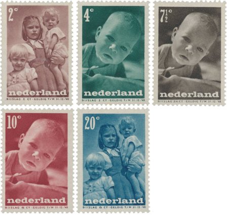 Holland 1947 - NVPH 495-499 - Postfrisk