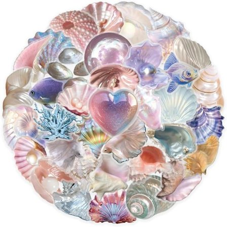 Färgglada skaldekaler för tonåringar pojkar flickor barn|50 st|Klart PET vattentäta klistermärken för bärbar dator dator telefon surfplatta klippbok 