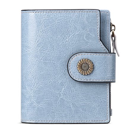 Lommebok med 21 rom, laget av ekte skinn REID