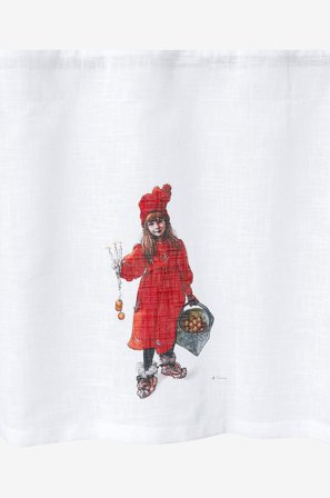 Svanefors - Kappe Carl Larsson - Rød - Gardinkapper - 250X50 - Fra Homeroom