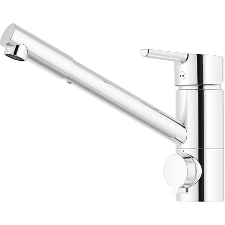 Mora MMIX II 332251 Köksblandare diskmaskinsavstängning, låg pip, G10, krom, Badrum