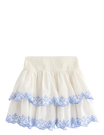Lindex | Skirt Flounces And Smock Embr | 98/104