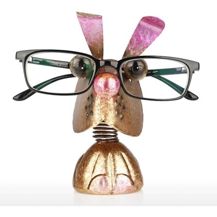 Glasögonhållare i form av en hare i järn, heminredning för hemmet