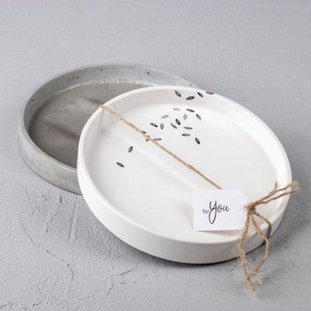 Silikonform för rund bricka