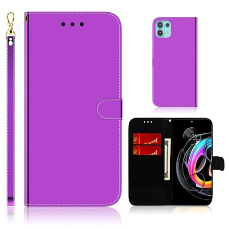 Mirror Motorola Edge 20 Lite fodral - Lila