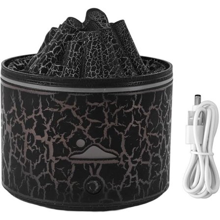 Aromadiffuser i form av en vulkan, aromadiffuser med manetspray, aromadiffuser for hjemmet med stor kapasitet, støysvak.