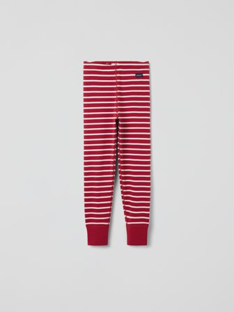 Hose, gestreift - 110 - kinderbekleidung - red - Polarn O. Pyret