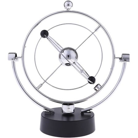 Elektronisk evighetsmaskin leketøy simulering galakse ring modell roterende balanse ball fysikk vitenskap leketøy beste kontorbord dekorasjon