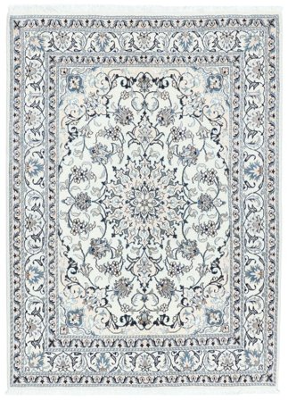 Oriental Nain Rug 145X200 Grey/Green Wool, Persia