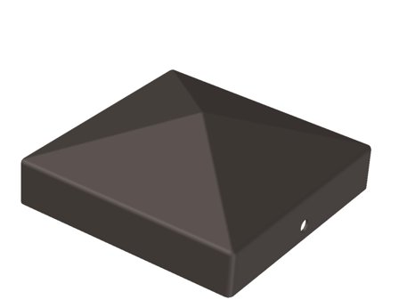 Jabo 35210 Stolplock 71×71 mm Svart, Utemiljö