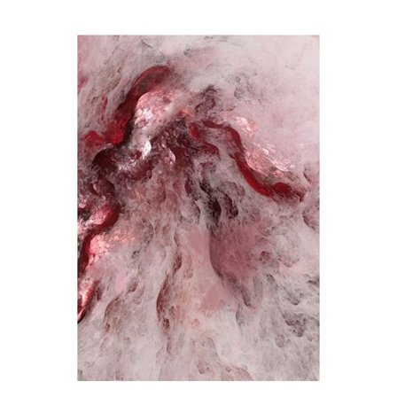 Abstrakt rød & lyserød lærredskunst – 60x90 cm