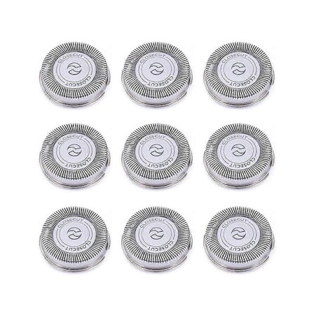 9 kpl SH30 -vaihtopäitä Philips Norelco -parranajokoneille 3000, 2000, 1000 ja S738 -sarjoille, kestävillä terävillä terillä