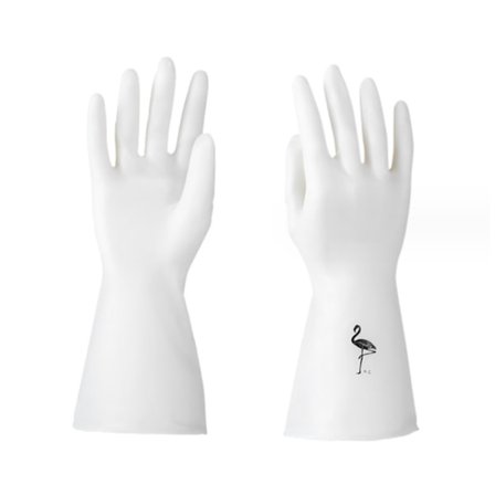 Gjenbrukbare vanntette sklisikre gummihansker, slitesterke rengjøringshansker for vask