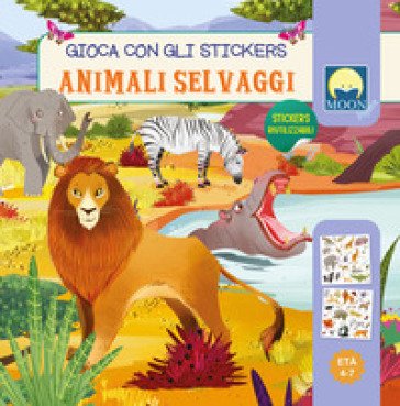 Animali selvaggi. Stickers. Ediz. a colori Antonia Gasparini