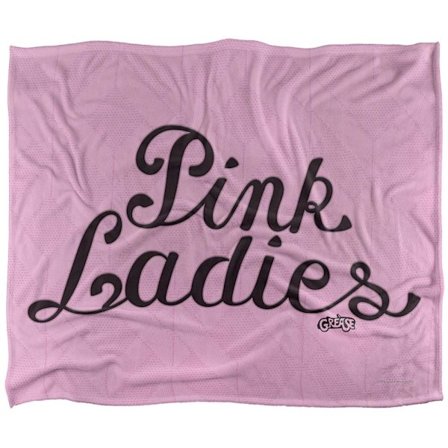 Grease Pink Ladies Silkeslen Supermjuk Filt One Size Flerfärgad