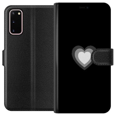 Yhteensopiva Lompakkokotelo Samsung Samsung Galaxy S20 Soft Glow Heart