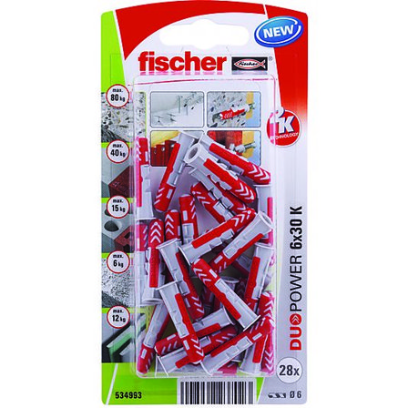 FISCHER UNIVERSALPL DUOPOWER 6X30 BK A28 STK