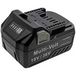 HiKOKI 18V / 36V Vaihtoakku 3000mAh, Li-ion Akut Sähkötyökaluille