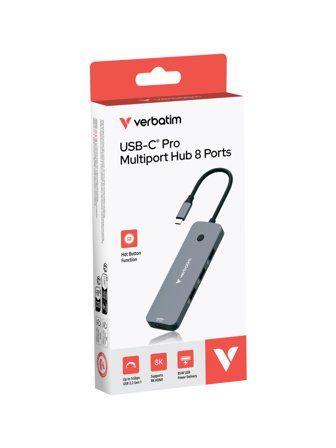 Verbatim CMH 08 - hub - 8 porter
